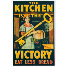 The kitchen is the key to victory poster - 1e Wereldoorlog