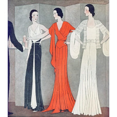 Amerikaanse modeprent - oktober 1931
