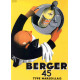 Berger 45 poster - 1935
