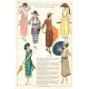 Amerikaanse mode prent - 1917