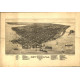 Panorama van Key West, Florida - 1884