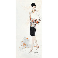 Amerikaanse modeprent - september 1927