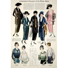 Dames wintermode 1919
