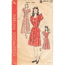 Hollywood Pattern - overdruk cover patronenmapje 40er jaren