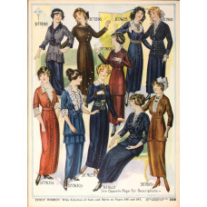 Damesmode - Sears catalogus pagina - 1914
