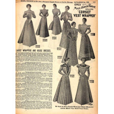 Huisjurken - Sears postorder catalogus pagina - december 1899