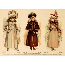 Amerikaanse modeprent - 1891 - prent 36