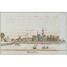 Stavoren - prent, ca. 1710