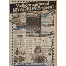 Albert Heijn-KLM vliegfeest advertentie - 1977