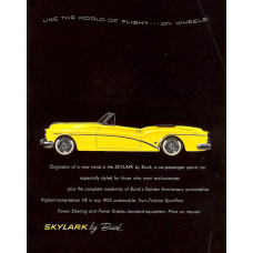 Buick Skylark advertentie - 1953