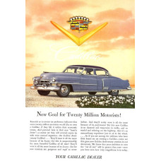 Cadillac advertentie - 1952