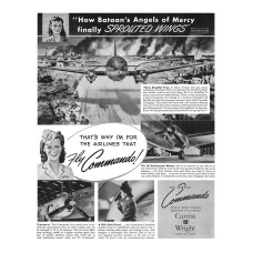Curtiss Commando advertentie - 1945