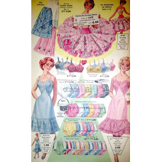 Florida Fashions lingerie catalogus pagina - 50er jaren