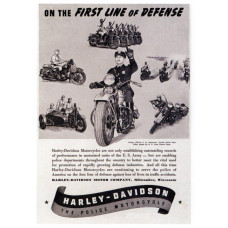 Harley-Davidson advertentie - 1941