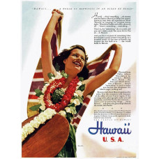 Hawaii advertentie - 1941