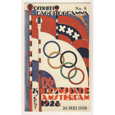 Olympische Spelen Amsterdam - cover programma 26 mei '28