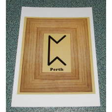 Runen ansichtkaart Perth