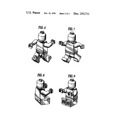 Lego Minifigs patent tekening - 1979