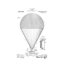 Luchtschip patent tekening - 1913